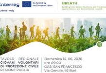 Protezione Civile Puglia: a Bari l’Assemblea Plenaria 2026 dei Giovani Volontari