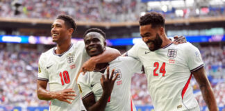 Show fra Francia e Inghilterra, la tripletta di Saka vale il terzo posto
