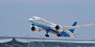Cina, cresce traffico aereo passeggeri internazionale, in un anno +5,7%