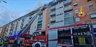 Incendio in appartamento a Milano, una vittima