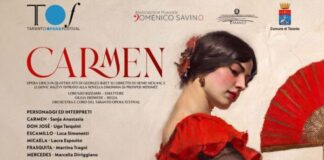 Taranto Opera Festival, la stagione estiva si apre domani con la Carmen di Bizet