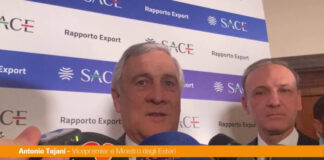 Tajani “L’export è un fiore all’occhiello della nostra politica economica”