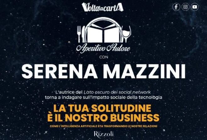 locandina Aperitivo d'Autore con Serena Mazzini