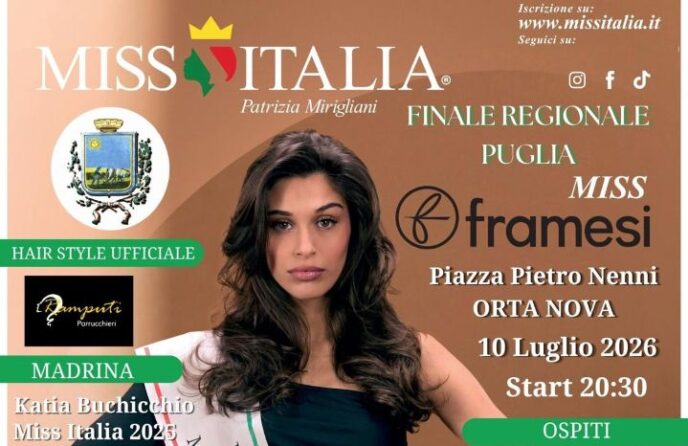 Miss Italia, ad Orta Nova verrà eletta Miss Framesi