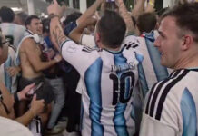 Messi e compagni agli ottavi, tifosi dell’Argentina in festa a Miami