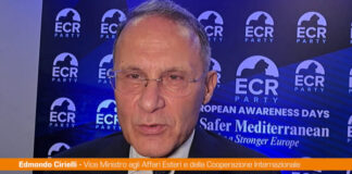 Mediterraneo, Cirielli “I nostri porti hanno ruolo fondamentale per sicurezza”