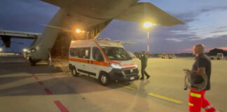 Aeronautica Militare, trasporto d’urgenza per paziente da Napoli a Bergamo