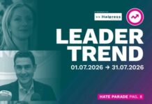 Meloni si conferma leader sui social a luglio, cresce Vannacci
