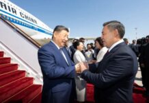 Il presidente cinese Xi Jinping in Kirghizistan per il Vertice SCO