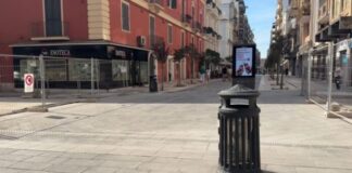 Bari, via Argiro riapre: addio transenne, torna l’effetto cannocchiale