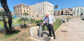 Riapre la “Capa di Ferro” sul Lungomare di Bari: acqua di nuovo potabile a Piazza del Ferrarese