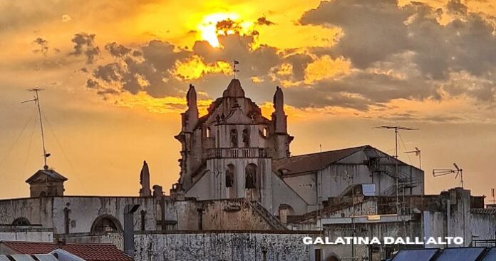 Galatina dall Alto retro chiesa