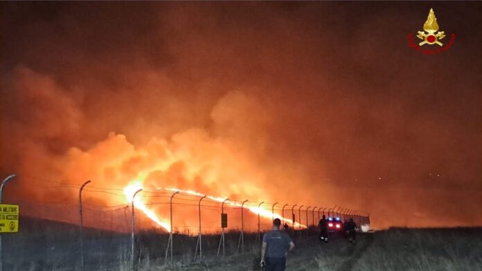 incendio murgia 25-26 agosto