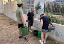 Barletta, i volontari puliscono e curano Parco degli Ulivi