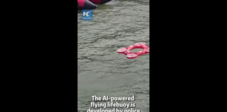 Cina, salvagente volante basato sull’IA rende soccorsi in acqua più rapidi