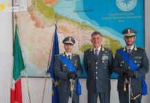 Bari, Rocco Danzi nuovo comandante della Sezione Aerea della Guardia di Finanza