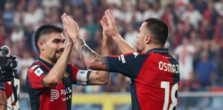 Primo punto per il Genoa, è 1-1 contro il Frosinone