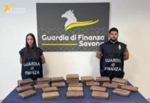Savona, arrestati 2 corrieri con 34 Kg di cocaina occultati in un camper
