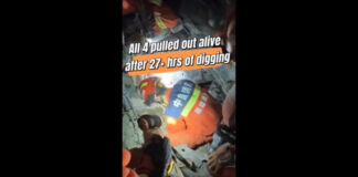 Cina, quattro persone salvate dopo oltre 27 ore di scavi a Fuzhou
