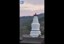 Cina, riapre dopo il restauro l’iconica pagoda del monte Wutai