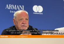 Venezia, Schrader al Lido con “The Basics of Philosophy”