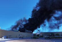 Incendio al centro commerciale Conca d’Oro di Palermo