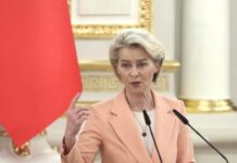 Ucraina, von der Leyen “Sostegno a Zelensky, da Ue fondi per droni e missili”