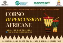 A Corsano un corso gratuito per conoscere la cultura della musica africana