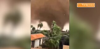 Trombe d’aria nel Trapanese, le immagini