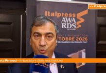 Italpress Awards, Peronaci “Con Usa grandi prospettive di collaborazione”