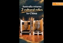 L’Australia restituisce due reperti culturali alla Cina